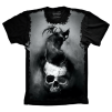 Camiseta Skull With a Cat