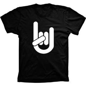 Camiseta Mão Do Rock