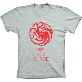 Camiseta Game Of Thrones Fire And Blood