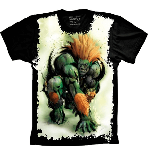 STREET FIGHTER 6 - Blanka Verde - Camiseta de Games - Kanikoss