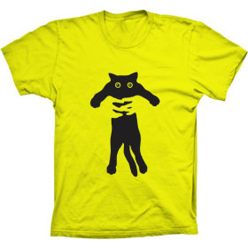 Camiseta Gato Abraçado Felino