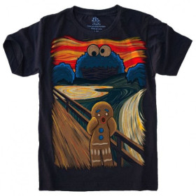 Camiseta Cookie Monster X Biscoito