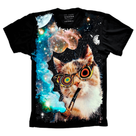 Camiseta Crazy Cat