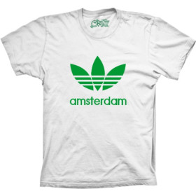 Camiseta Amsterdam - Branca- Tamanho P - Masculina [Última Peça - Liquidação]