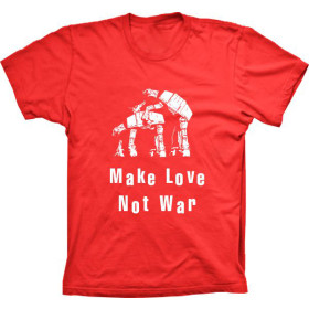 Camiseta Star Wars Make Love Not War