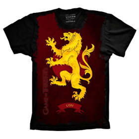Camiseta Game Of Thrones Casa Lannister