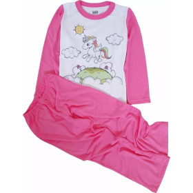 Pijama Unicórnio Tamanho Infantil 08 [Última Peça - Liquidação]