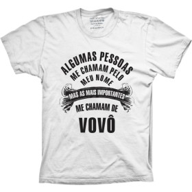  Camiseta Vô - Branca - Tamanho G3 - Plus Size