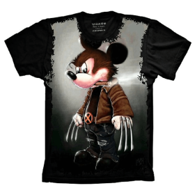 Camiseta Mickey Wolverine