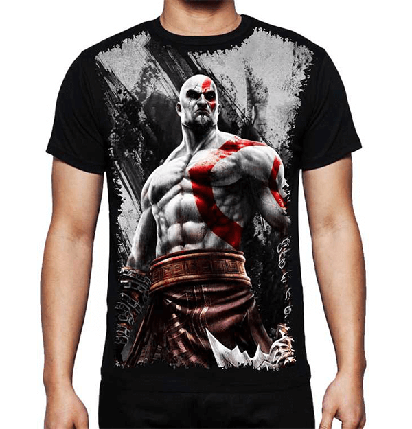 grado minusválido Detenerse Camiseta God Of War Kratos