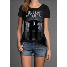 Camiseta House of Cards - Feminino M [Última Peça - Liquidação]