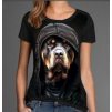 Camiseta Rottweiler Com Toca Malandro
