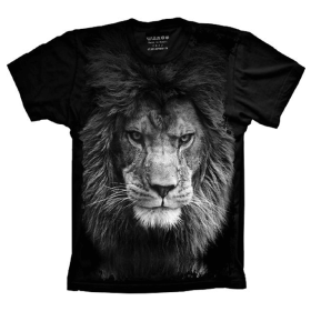 Camiseta Leão Negro