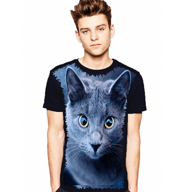 camisa camiseta gato felino infantil adulto bad 66