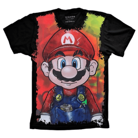 Camiseta Mario Bros - Tamanho 10 - Infantil [Última Peça - Liquidação]