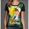 Camiseta Pokémon Go Ash e Pikachu