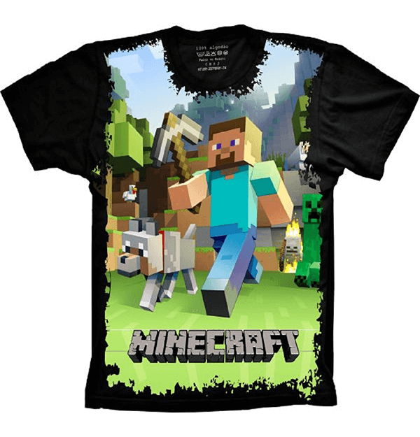 Camisetas 4Fun - Minecraft é o jogo eletrônico mais vendido de todos os  tempos, vendendo mais de 238 milhões de cópias em todas as plataformas até  abril de 2021, com mais de