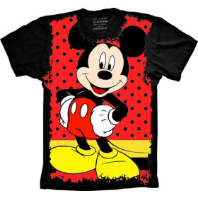Camiseta Mickey Tamanho Babylook G [Última Peça - Liquidação]