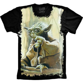 Camiseta Star Wars Yoda Jedi - Tamanho G - Feminina [Última Peça - Liquidação]