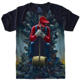 Camiseta Super Mario Game Of Thrones