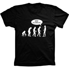 Camiseta Evolução Da Humanidade Stop