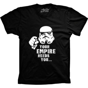 Camiseta Darth Vader Your Empire - Preta - Tamanho G - Masculina [Última Peça - Liquidação]