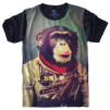 Camiseta Macaco Astronauta Chipanze 