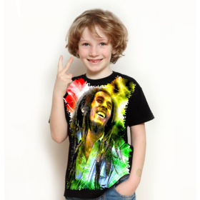 Camiseta Bob Marley - Tamanho 2 - Infantil [Última Peça - Liquidação]