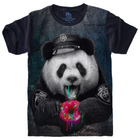 Camiseta Panda Policial 
